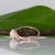 Ethiopian Opal Cabochon Ring With Diamond Accents: Solid 14k Gold, Size 6.75 For Sale - Image 10 of 10