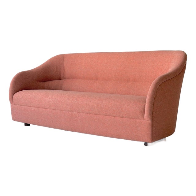 1970s Tight Back Sofa Attributed to Ward Bennett for Brickel Associates For Sale