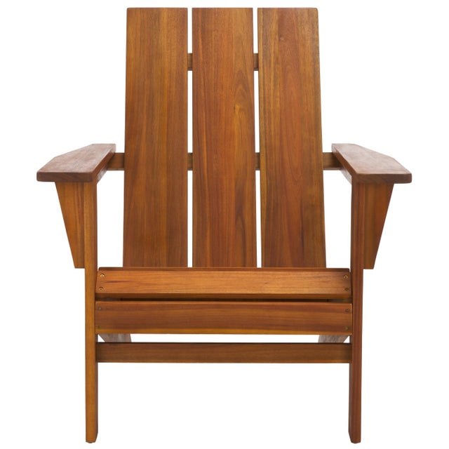 Rustic Alton Adirondack Chair, Teak For Sale - Image 3 of 11