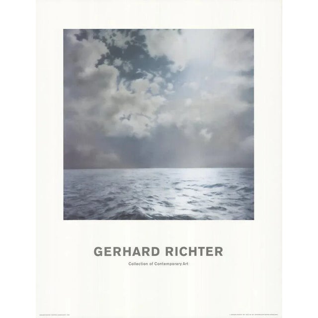 Artist: Gerhard Richter Title: Seascape Year: 1991 Signed: No Medium: Offset Lithograph Paper Size: 35.5 x 27.5 inches (...