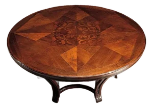 Late 19th Century Artitalia Vere Antichità Round Italian Vintage Solid Walnut Dining Table