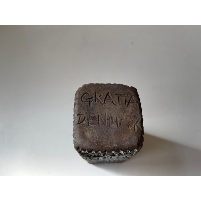 1970s Brutalist Ceramic Vase by Hanne Grabow for Gratia, 1970s For Sale - Image 5 of 9