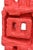 Abstract Vintage Red Totem Fiberglass and Plaster of Paris Abstract Floor Indoor Sculpture Life SIze For Sale - Image 3 of 9