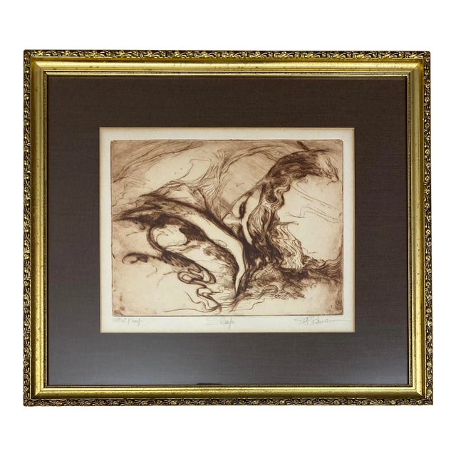 Eugene Leroy Abstract Composition, Artist Proof Titled "Sleep", Signed For Sale