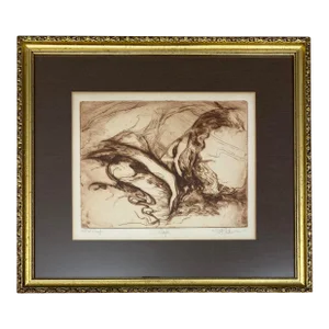 Eugene Leroy Abstract Composition, Artist Proof Titled "Sleep", Signed