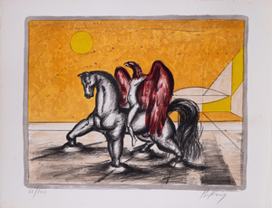Franz Priking, Icare sous le soleil, Lithograph