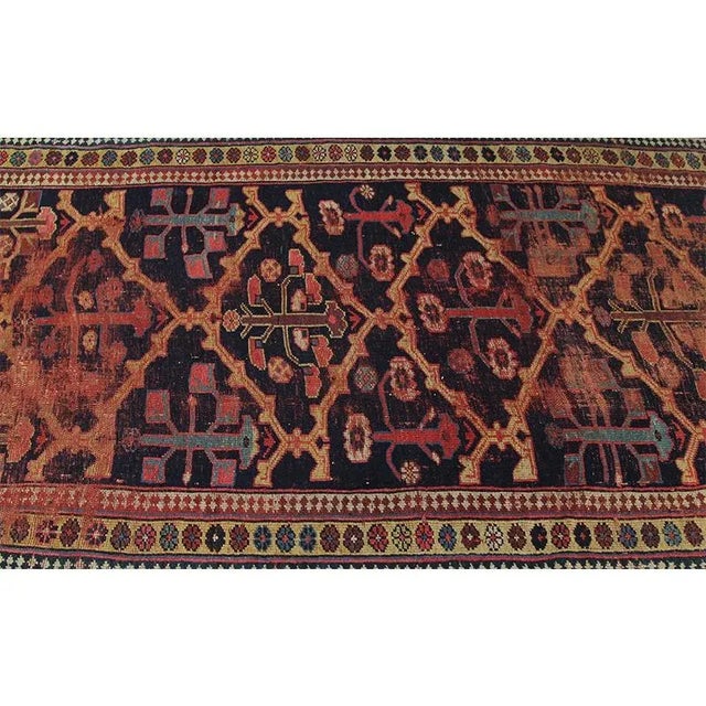 1920s 1920s Persian Malayer Runner Rug 3’6″ X17’10” For Sale - Image 5 of 11