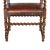 19th Century Italian or Spanish Large Walnut Armchairs Circa 19th Century, a Pair For Sale - Image 5 of 11
