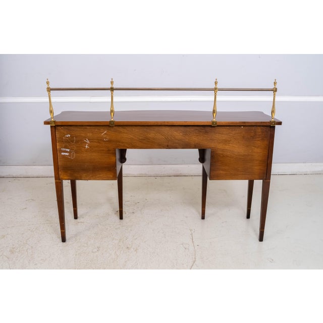 Statton Cherry Sideboard W. Inlay Work & Gallery For Sale - Image 15 of 18