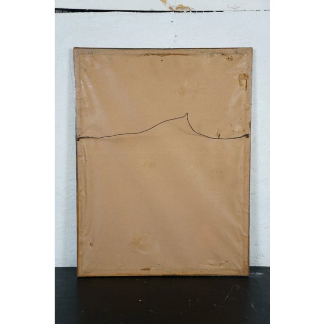 Antique 1887 Henry Pruett Share Signed Winter Farm Landscape Etching 20", Framed For Sale - Image 11 of 11