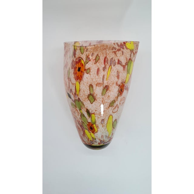 Large Vase in Artistic Confetti Glass, 1960s For Sale - Image 11 of 13