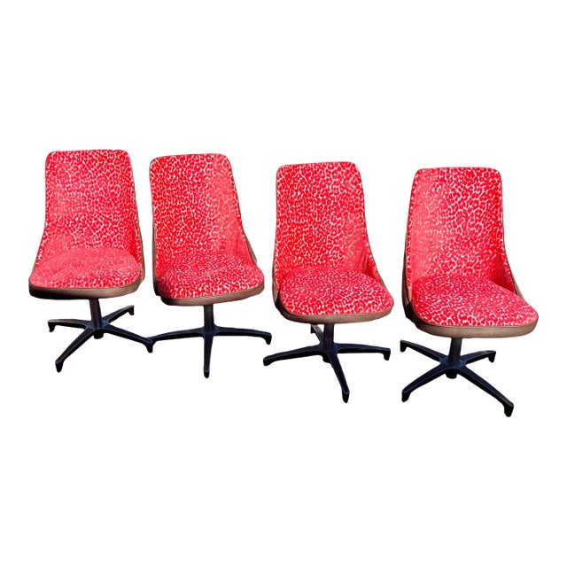 1960s Chromecraft “Chromantic Swivel Dining Chairs- Set of 4 For Sale