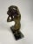 Metal Sculpture of Woman in Gilt Bronze with Guatemala Green Marble Base, 1920s For Sale - Image 7 of 10