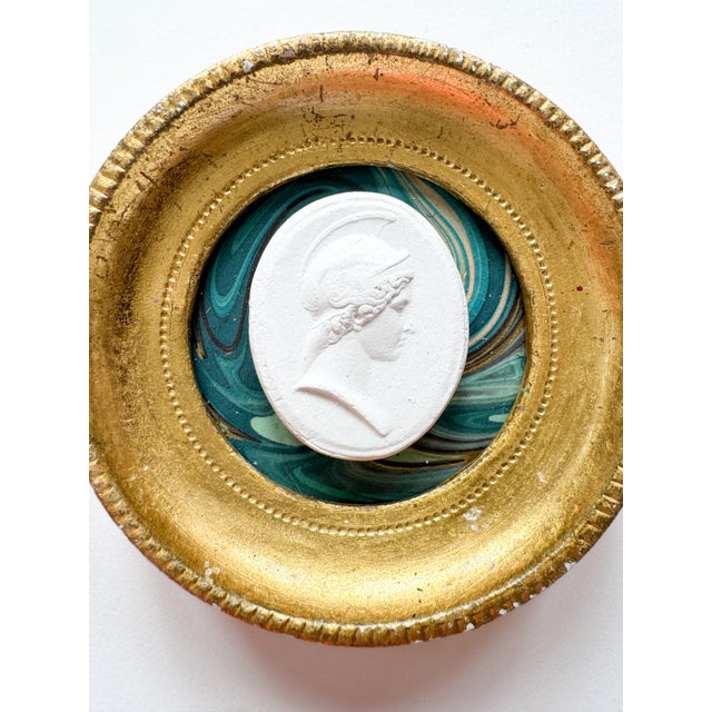 Vintage Florentine Framed Intaglio Assemblage by Dorothy Collier, 2025 A miniature jewel for the collector’s wall, this...