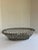 Large twisted silver metal basket. Perfect to serve rolls and bread at the holidays or to make an arrangement in. COMBINED...