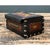 This handcrafted trinket box showcases traditional leatherworking techniques throughout its rectangular, hinged-lid form,...