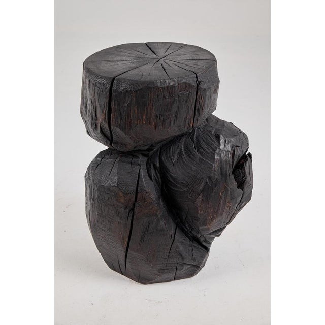 Brutalist Sculptural Side Table by Logniture For Sale - Image 10 of 18