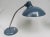 Mid-Century Modern Dove Blue and Chrome Table Lamps from Kaiser Leuchten, 1950s, Set of 2 For Sale - Image 3 of 16