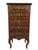 German Walnut Veneer Pillar Commode with Ornate Mounts, 1880 For Sale - Image 9 of 9