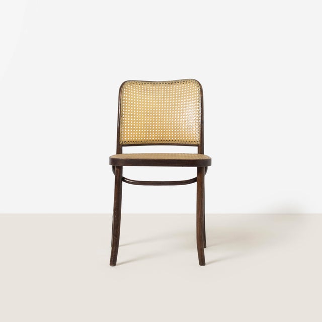 Vintage Model 811 Dining Chairs by Josef Hoffmann, Poland, 1980, Set of 4 For Sale - Image 3 of 13