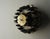 Postmodern Brutalist Metal Wall Clock by A.Becht, 1986 For Sale - Image 3 of 8