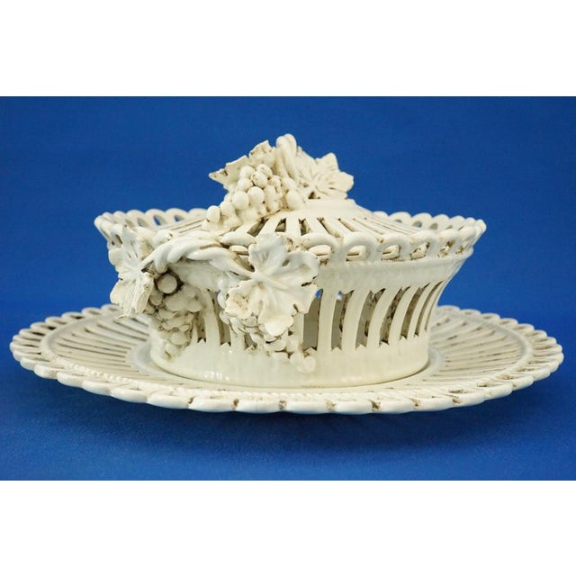 Italian Centerpiece and Tray in Ceramic by Antonibon, Set of 2 For Sale - Image 16 of 18