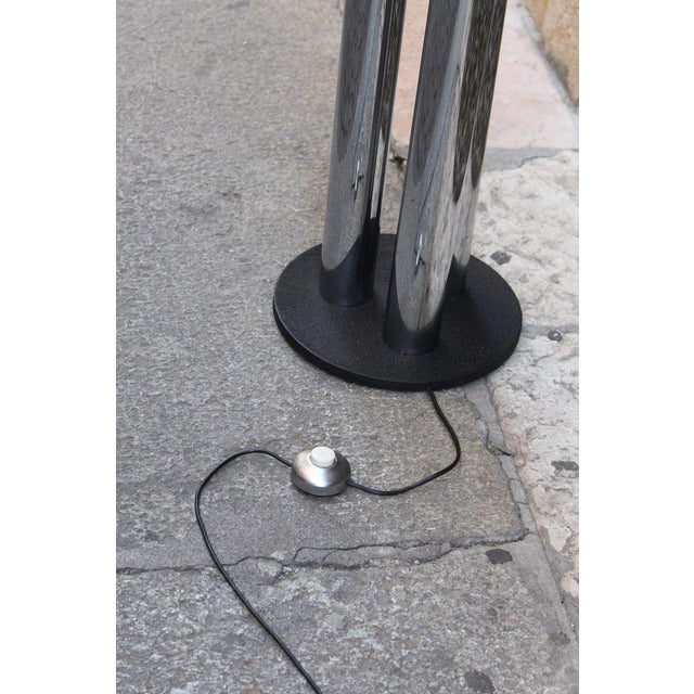 Metal Chromed Metal Floor Lamp by Gigi Radice for Radice, Italy, 1970s For Sale - Image 7 of 16