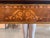 Wood 19th Antique Marquetry Inlaid Mahogany Mirror For Sale - Image 7 of 7