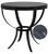 Metal NOIR Byron Side Table in Black Metal with Marble For Sale - Image 7 of 7