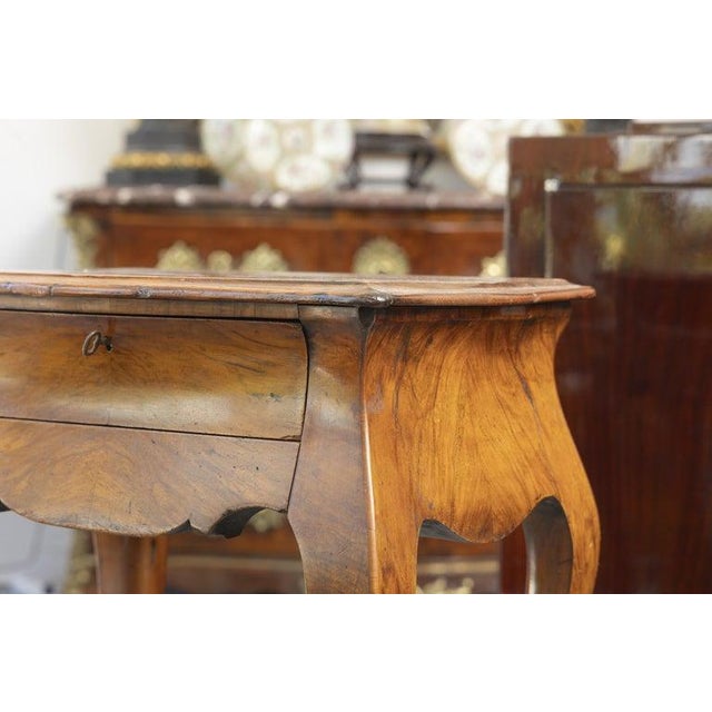French Provincial French Provincial Fruitwood Side Table For Sale - Image 3 of 8