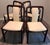 An authentic set of four Danish Modern dining chairs by Boltinge Stolefabrik A/S, Ringe, Denmark, including one captain's...
