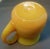 Yellow 19th Century Chinese Canary Yellow or Egg Yolk Peking Glass Tankard Mug For Sale - Image 8 of 9