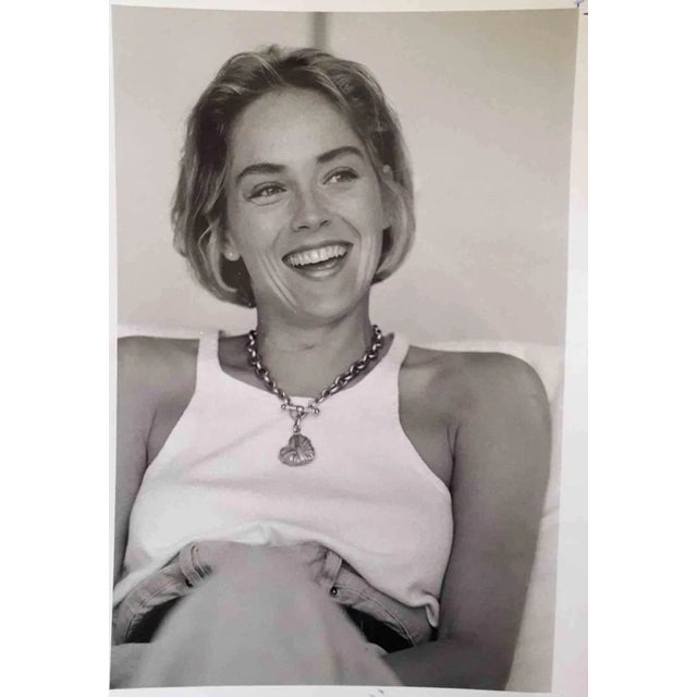 David Macey, Sharon Stone, Photograph, 1990s For Sale