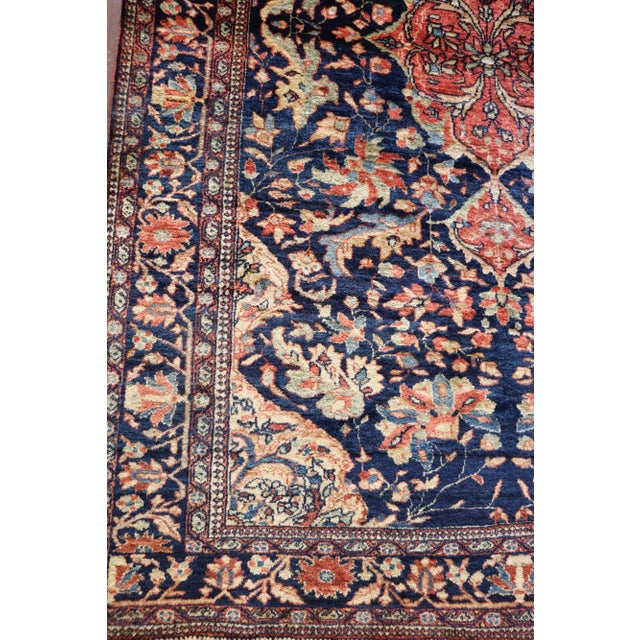 Antique Persian Feraghan Sarouk Rugs - a Pair For Sale In Chicago - Image 6 of 13