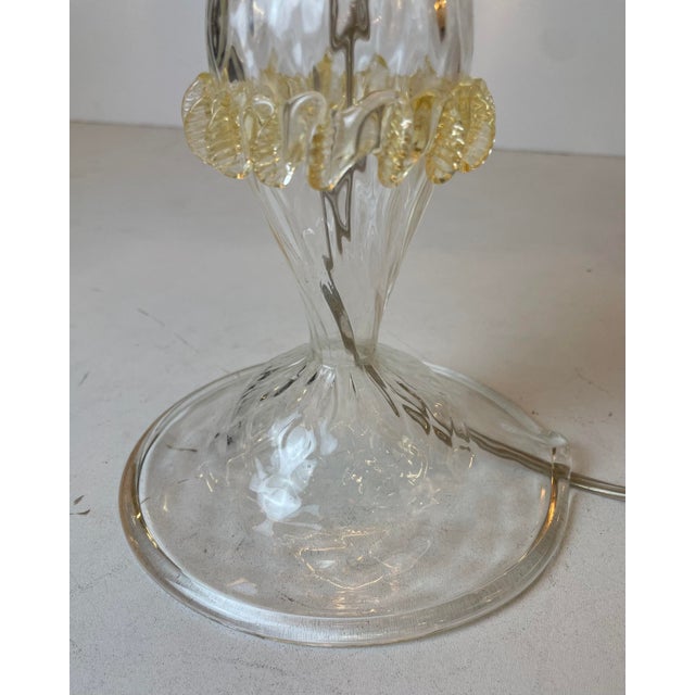 Murano Table Lamp in the style of Barovier & Toso, 1980s For Sale - Image 12 of 18