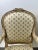 French Louis XV Style Bergère Armchair, Painted Frame, Floral Embroidery, a Pair For Sale - Image 12 of 15