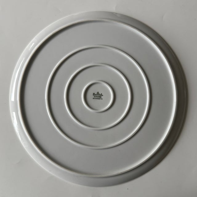 Postmodern Romanze in Moll Cake Plate by Björn Wiinblad for Rosenthal, 1975 For Sale - Image 3 of 6