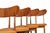 Mid-Century Modern Set of Eight Restored Danish Modern Oak & Teak Dining Chairs, Circa 1960 For Sale - Image 3 of 12