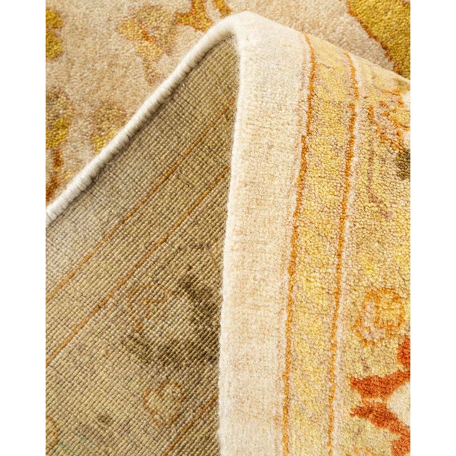 Mogul, One-of-a-Kind Hand-Knotted Area Rug in Ivory, 9' 2" x 12' 4" For Sale In New York - Image 6 of 8