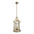 Mid 20th Century Restored French Neoclassical Brass Lantern Pendant Light For Sale