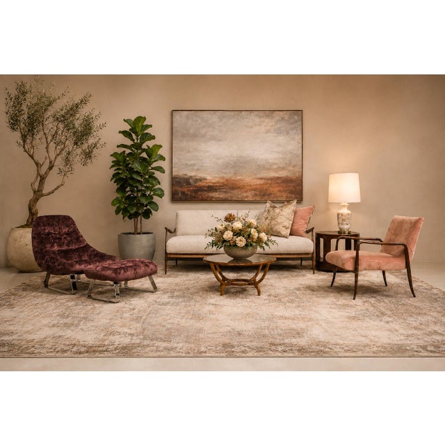 Mp-163 “Earth” Lounge Chair With Ottoman in Tufted Mohair Upholstery, Percival Lafer, 1976 For Sale - Image 13 of 18