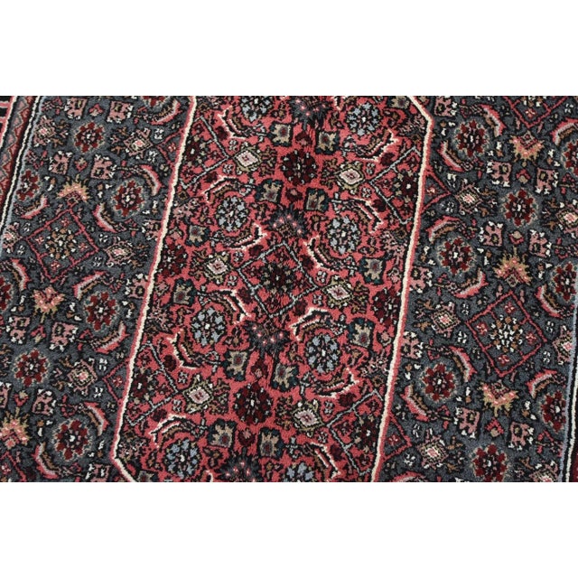 Bidjar Rug 10′ X 14’3” Black Wool Vintage Traditional Hand-Knotted Carpet For Sale - Image 11 of 15