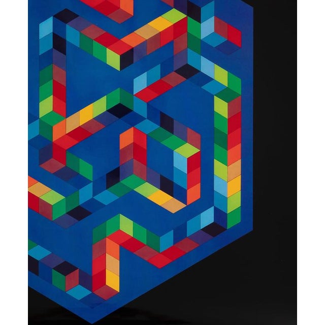 Victor Vasarely, BABEL 3, Photogravure For Sale - Image 4 of 5