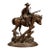 1970 John Polland “Wanted” Limited-Edition Solid Bronze Western Sculpture For Sale