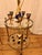 Antique Style Round Brass Bar Cart with Smoked Glass Tops, 1950s For Sale - Image 11 of 15