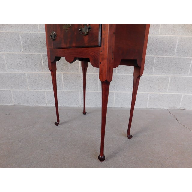 Great Windsor Chair Co Queen Anne Server Accent Table For Sale - Image 15 of 16