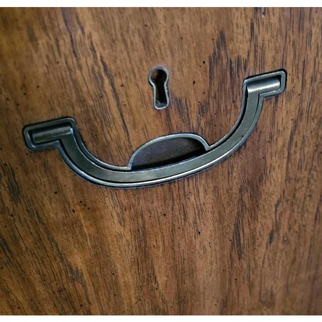 Wood Boho Campaign China Cabinet from Drexel, 1980s For Sale - Image 7 of 15