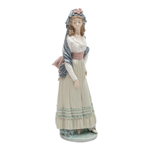 Lladró "Spanish Lady" Porcelain Figurine | Period Dress | © Daisa 1980 | Hand Made in Spain | 12.5"