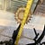 Iron and Brass Sunflower Andirons - A Pair For Sale - Image 4 of 18