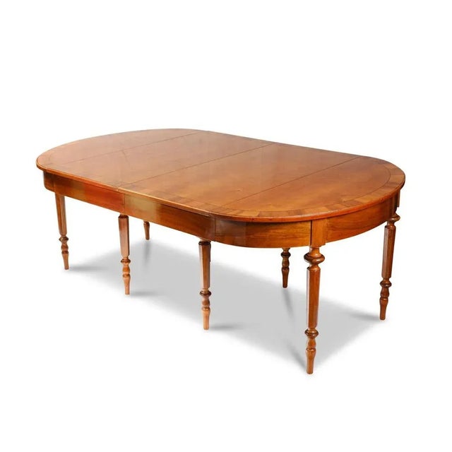 Wood Oval Dining Table, Southern Germany, 1840s For Sale - Image 7 of 7